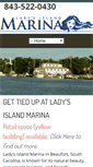 Mobile Screenshot of ladysislandmarina.com